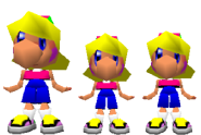 Nancy's Summer costume in Snowboard Kids 2