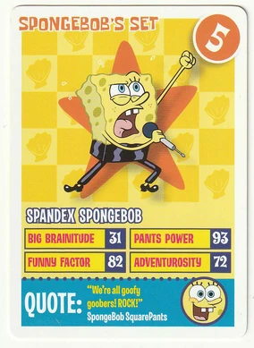 Spandex SpongeBob | SpongeBob SquarePants Krusty Cards Wiki | Fandom