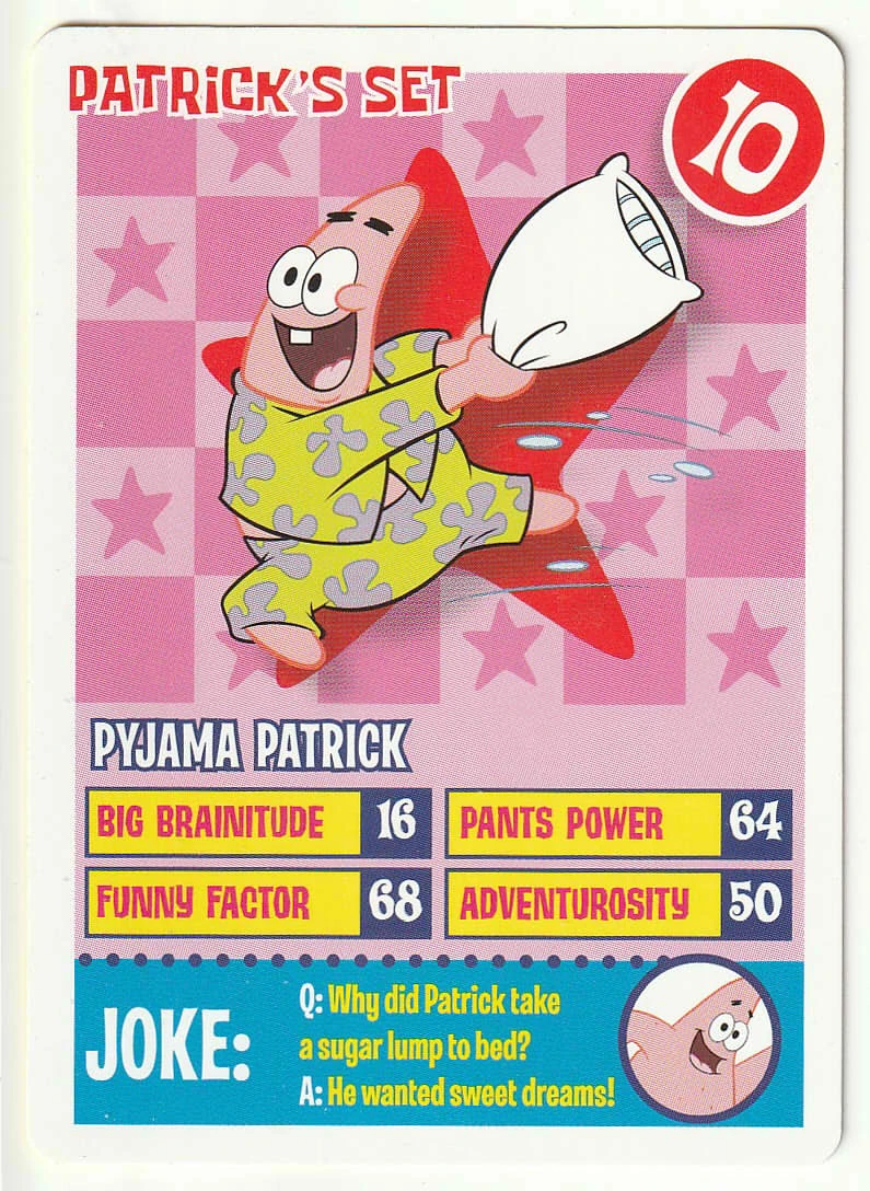 Pyjama Patrick | SpongeBob SquarePants Krusty Cards Wiki | Fandom