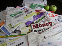 Facing Foreclosure with A Sea of Mail