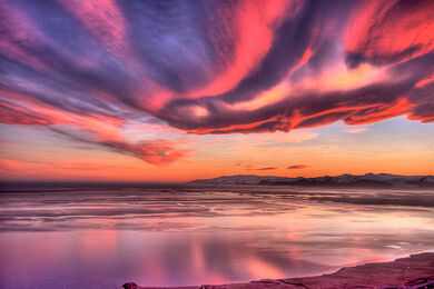 Sunset in Iceland