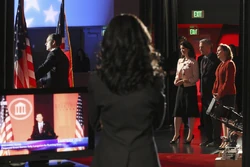 Olivia at the debate