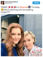 6x11 (04-20-17) Darby Stanchfield - with Portia de Rossi 01.png (263 KB) via @darbysofficial