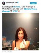 2014 Jimmy Kimmel Live! (JKL!) - Bellamy Young 01