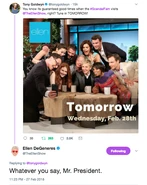 via @tonygoldwyn & @TheEllenShow