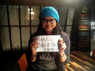 Episode Ava DuVernay after completing filming. Next step... editing!