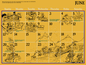 1976 sesame calendar 06 june 2