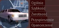 Miniaturka i osiągi pojazdu w&nbsp;menu 
