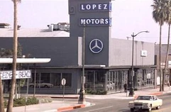 Exterior shot of Lopez Motors.