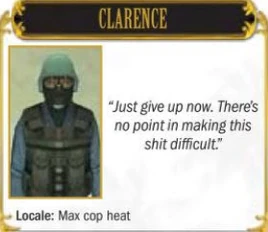Clarence info