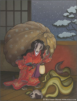 Fukuro mujina und Kinutanuki