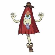 Der Yo-kai aus Yo-kai Watch, Schirmschelm