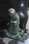 Statue von Iwana bōzu