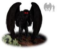 Mothman Darstellung