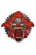 Maske eines Horror-Clowns