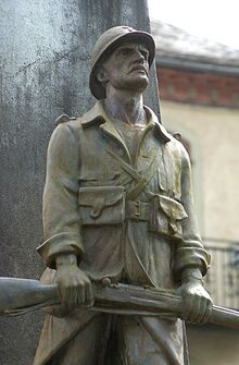 Versteinerter Soldat