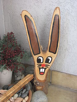 Holz-Hase