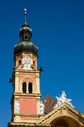 Glockenturm des Klosters Stift Wilten