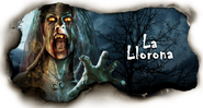 Plakat mit Llorona