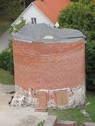 Ein Turm der Burg