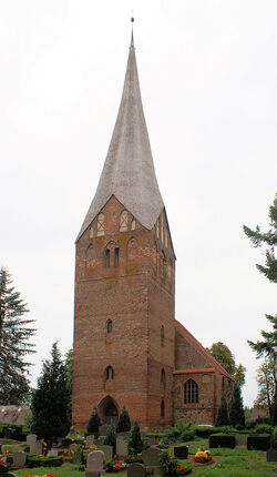 Kirchturm von Wusterhusen