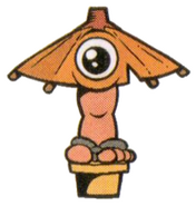 Der Kasa-Obake Gegner in Super Mario Land 2: 6 Golden Coins