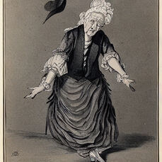 Tanzende Frau