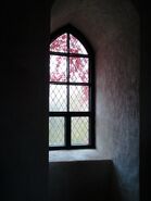 Ein Fenster in der Burg