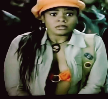 Brenda at the rap battle.