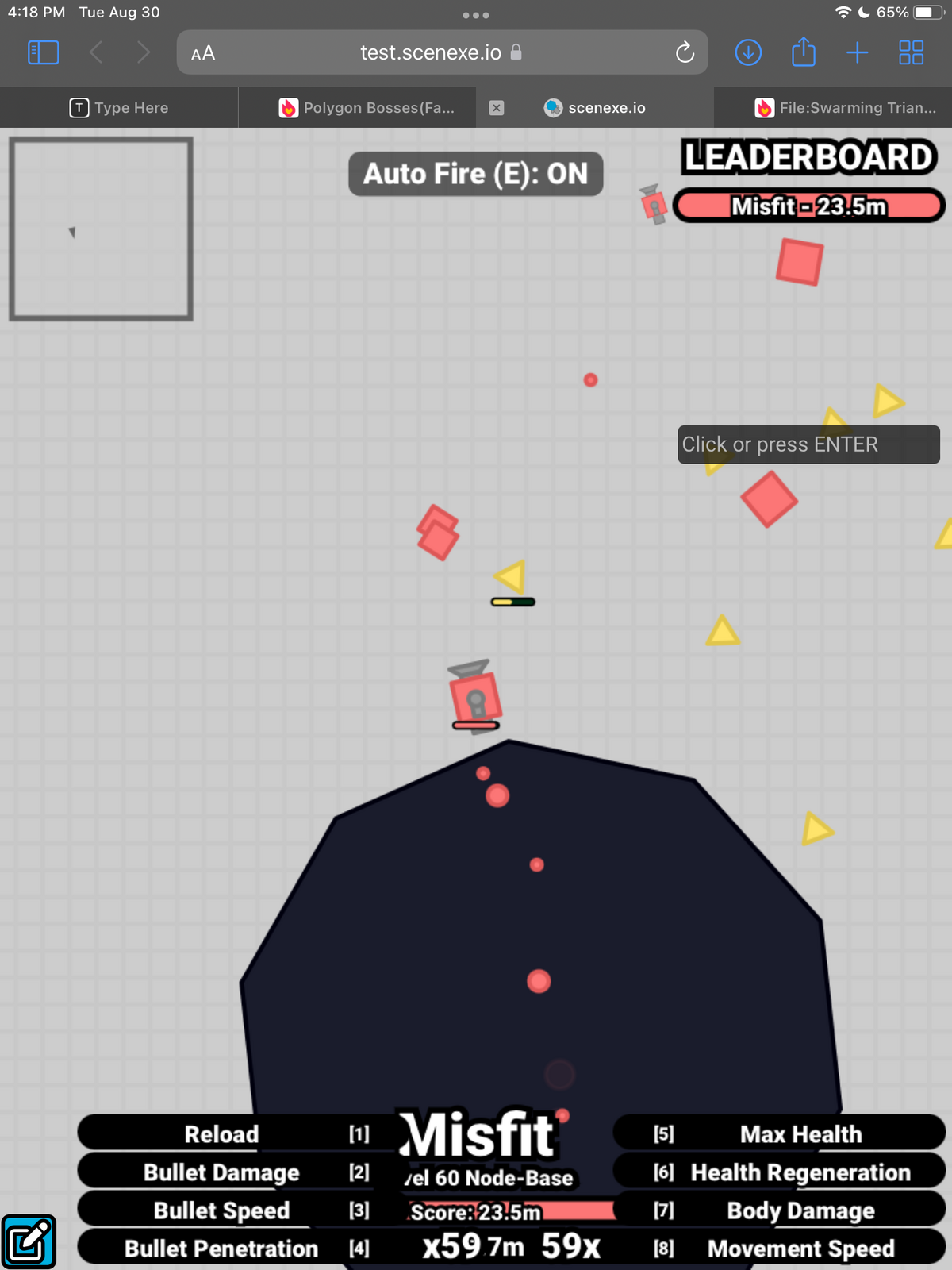 The Next Diep.io Game - Scenexe.io (500M Score) 