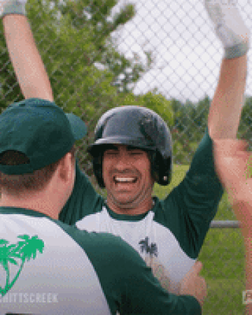 schitts creek cafe tropical baseball shirt
