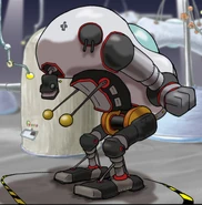 Lota, Longshoreman of the Apocalypse, a creation of Para Ventura from a crippled Outrider Tank.