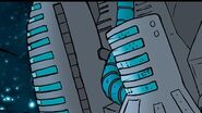 Close up view of part of the Space City of Parnassus Dom.