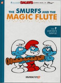 02 Papercutz The Smurfs and the magic flute front