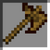 Wooden battle axe icon