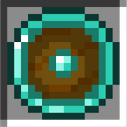 Round diamond shield icon