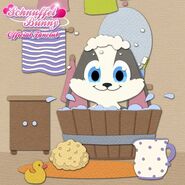 A screen from "Schnuffel Bunny - Virtual Pet"