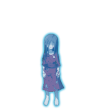 Sachiko in her "ghost" form.