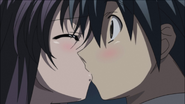 Kotonoha kisses Makoto anime