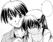 Sekai clinging on Makoto manga