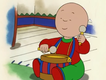 Caillou playing a drum at age 3