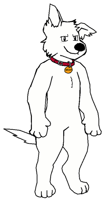 brian griffin coloring pages