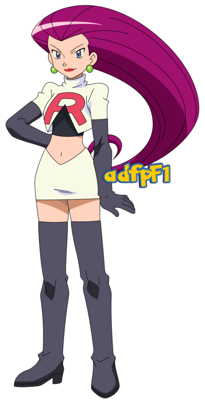 team rocket jessie hair down