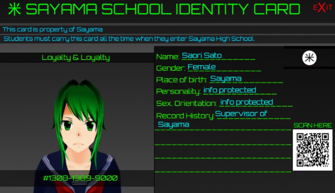 School girl supervisor