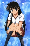 Megumi appearing in School Rumble Ni Gakki