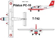 Twin Projekt PC-10 in Farbe