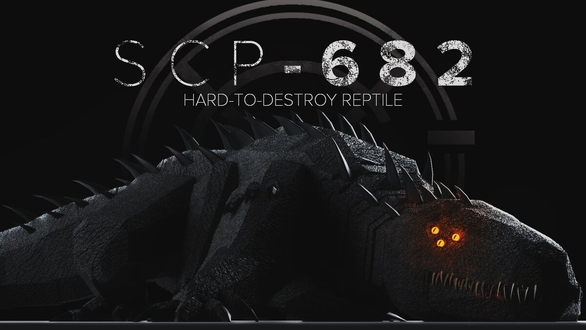 SCP-682 as easter egg monster from our game : r/SCP