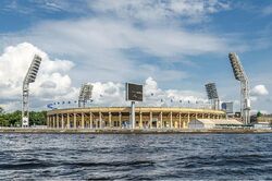 Petrovskiy football stadium in SPB