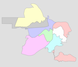 Districts of Nizhny Novgorod City