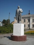 Lenin statue in Pudozh